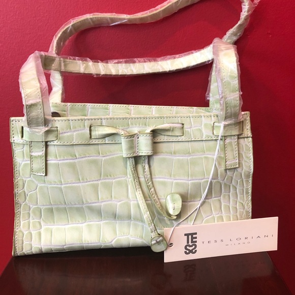 Tess Loriani Mint Bag. 100% Genuine Leather. - Picture 1 of 5